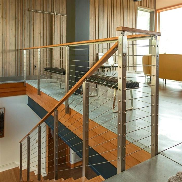  cable stainless steel deck railing stair handrail 
