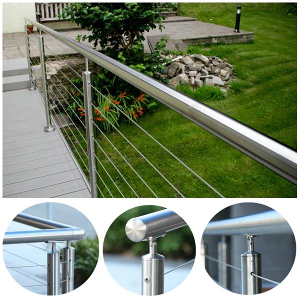 High Quality Handrail Cable Railing Systems For Stairs 