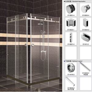 Accesorios para puertas de ducha de vidrio deslizante