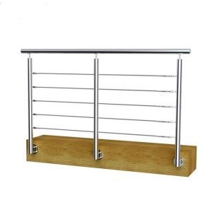 Poste de barandilla de cable de acero inoxidable